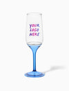 POP 6oz Champagne Flute with Colored Stems - Bulk