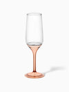 POP 6oz Champagne Flute with Colored Stems