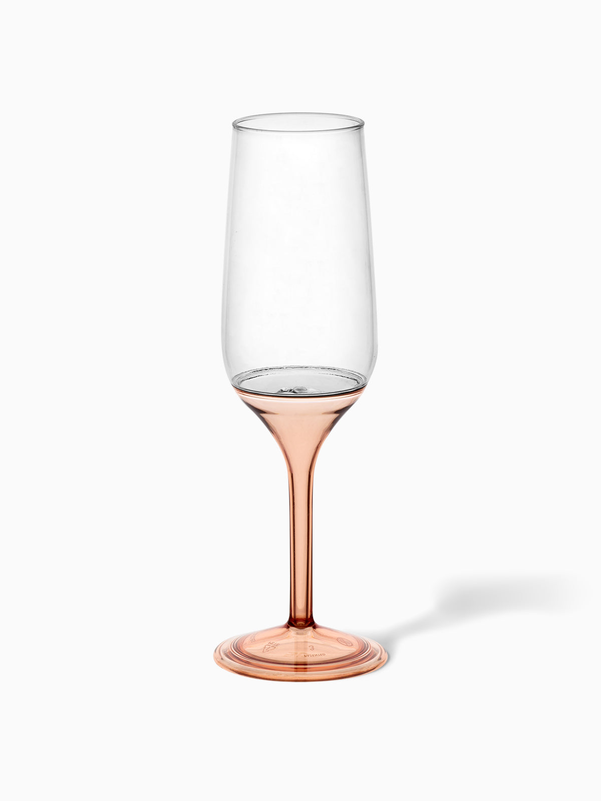 POP 6oz Champagne Flute with Colored Stems