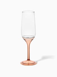 POP 6oz Champagne Flute with Colored Stems