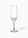 POP 6oz Champagne Flute with Colored Stems