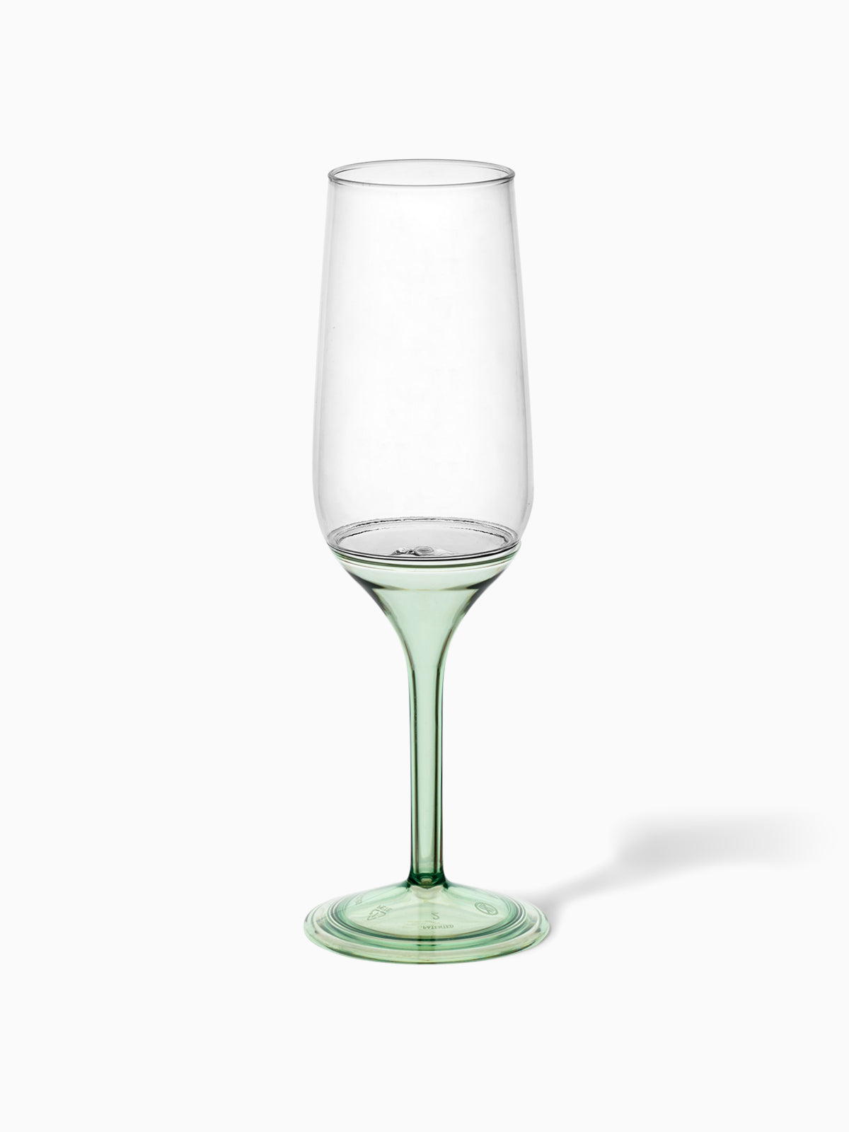 POP 6oz Champagne Flute with Colored Stems