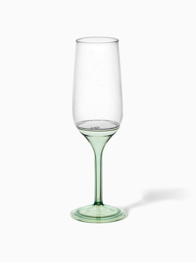 POP 6oz Champagne Flute with Colored Stems