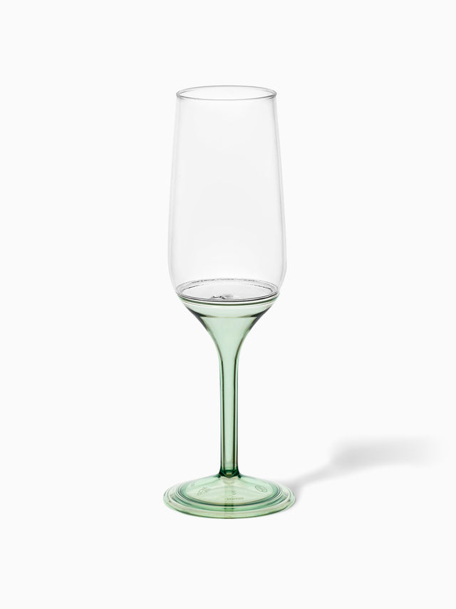 POP 6oz Champagne Flute with Colored Stems