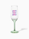 POP 6oz Champagne Flute with Colored Stems - Bulk