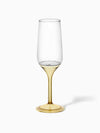 POP 6oz Champagne Flute with Colored Stems