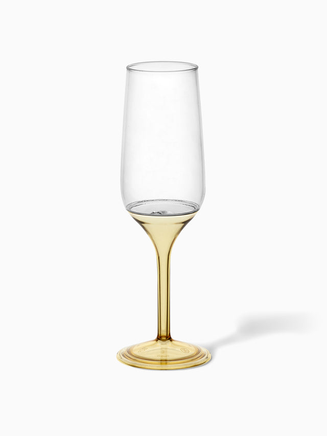 POP 6oz Champagne Flute with Colored Stems