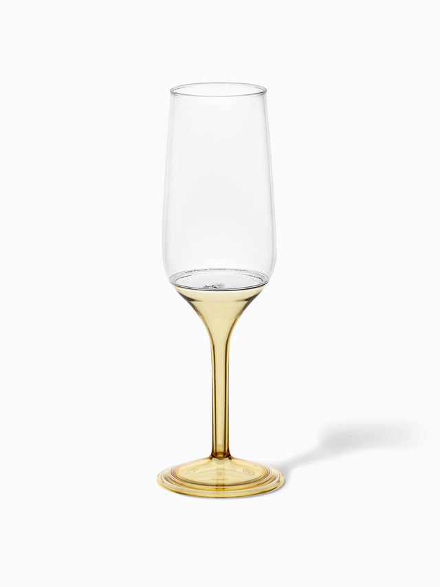 POP 6oz Champagne Flute with Colored Stems