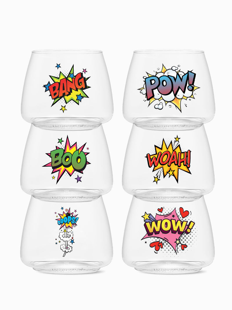 Pop Art - POP 12oz Rocks