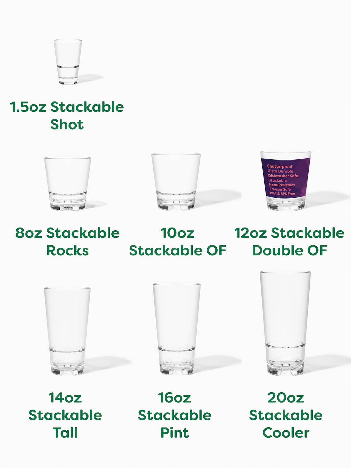 RESERVE Backbar Stackable Samples