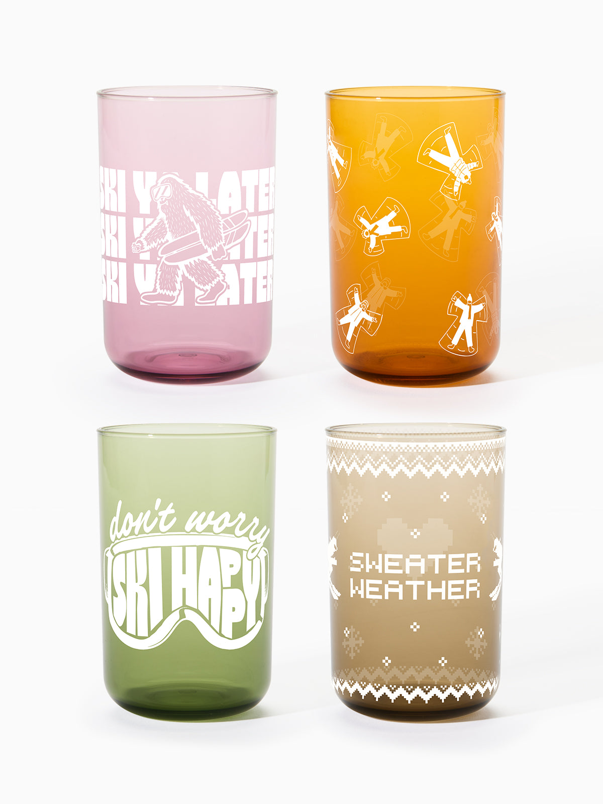 Après Ski Club - RESERVE 10oz Tumbler Tritan™ Copolyester Glass - Mixed Color Set