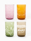 Winter Excursions - RESERVE 10oz Tumbler Tritan™ Copolyester Glass - Mixed Color Set