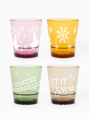 Winter Wonderland - RESERVE 12oz Diamond Double Old Fashioned - Mixed Color Set