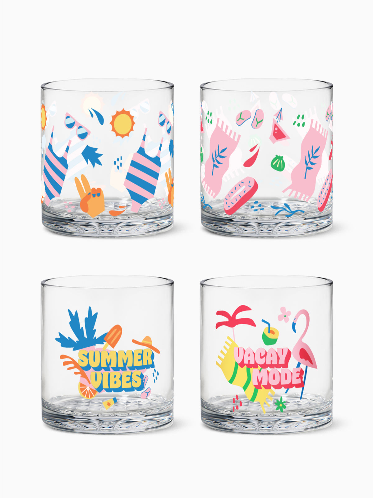 Summer Vacay - RESERVE 12oz Old Fashioned Tritan™ Copolyester Glass