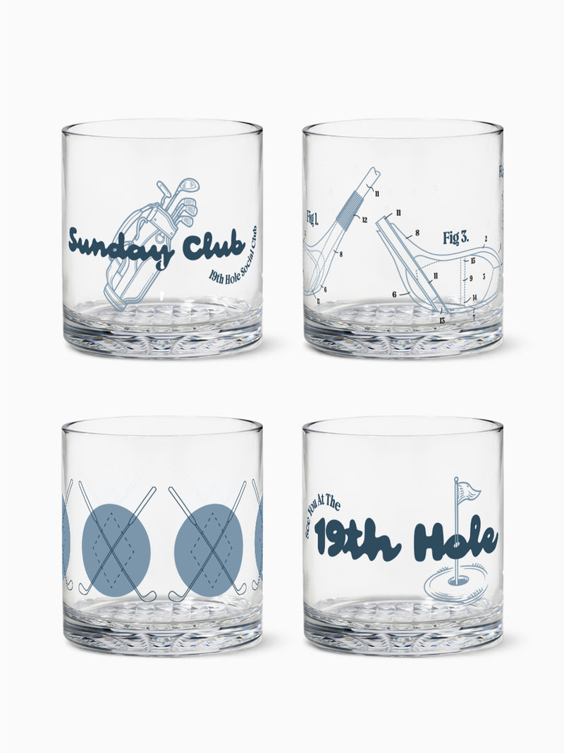 Tee Time - RESERVE 12oz Old Fashioned Tritan™ Copolyester Glass