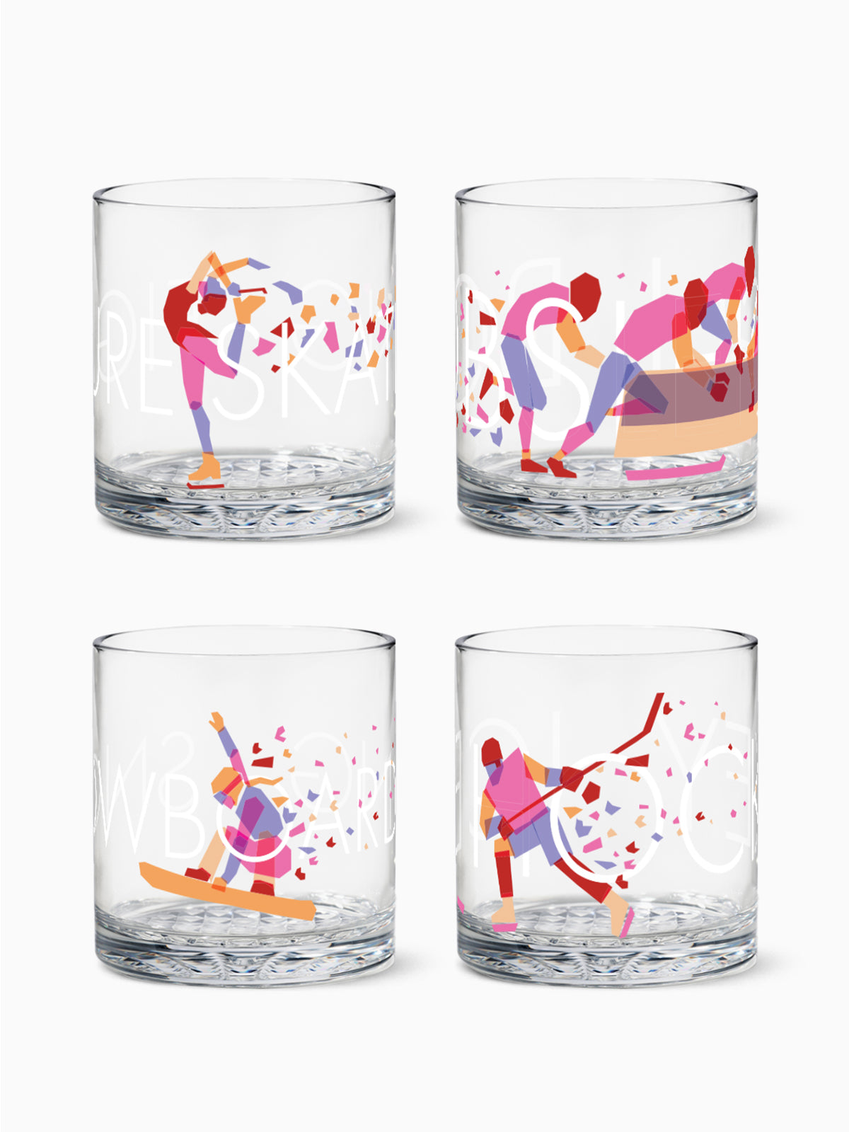 Winter Games - RESERVE 12oz Old Fashioned Tritan™ Copolyester Glass