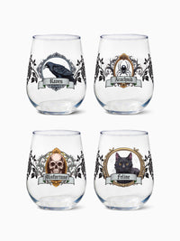 Victorian Horrors - RESERVE 16oz Stemless Wine Tritan™ Copolyester Glass