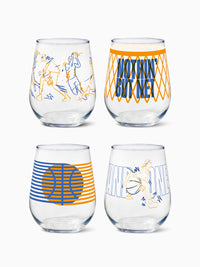 Basketball - RESERVE 16oz Stemless Wine Tritan™ Copolyester Glass