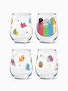 Pups - RESERVE 16oz Stemless Wine Tritan™ Copolyester Glass