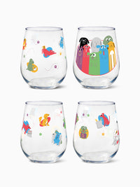 Pups - RESERVE 16oz Stemless Wine Tritan™ Copolyester Glass