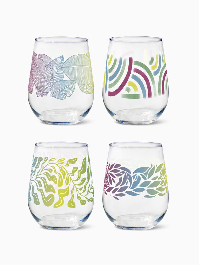 Nature Elements - RESERVE 16oz Stemless Wine Tritan™ Copolyester Glass