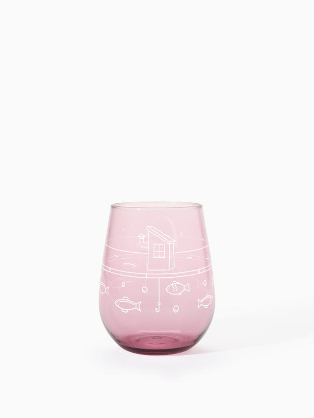 Winter Excursions - RESERVE 16oz Stemless Wine Color Series Tritan™ Copolyester Glass Mixed Set