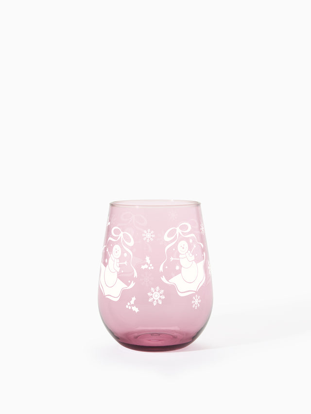 Winter Wonderland - RESERVE 16oz Stemless Wine Color Series Tritan™ Copolyester Glass Mixed Set