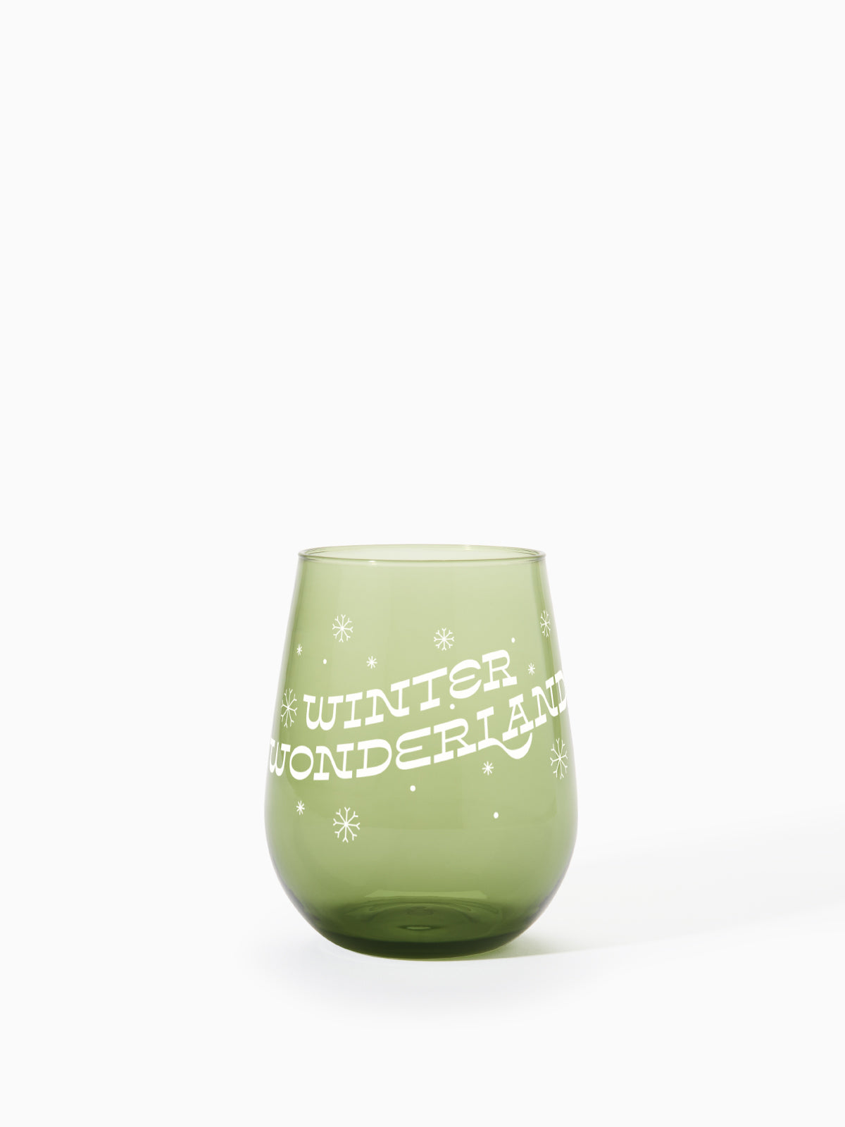 Winter Wonderland - RESERVE 16oz Stemless Wine Color Series Tritan™ Copolyester Glass Mixed Set