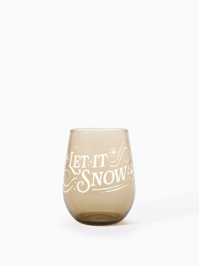 Winter Wonderland - RESERVE 16oz Stemless Wine Color Series Tritan™ Copolyester Glass Mixed Set