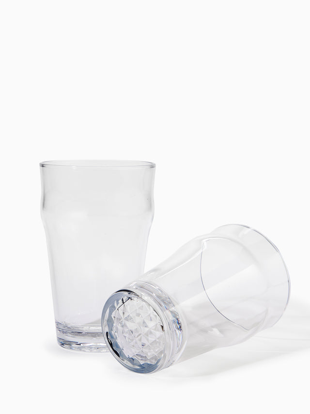 RESERVE 16oz Diamond Base English Pint Tritan™ Copolyester Glass