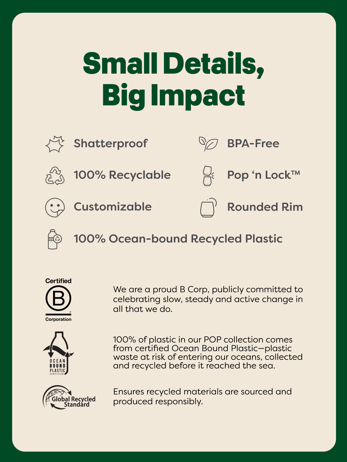 POP 18oz Pint - Bulk