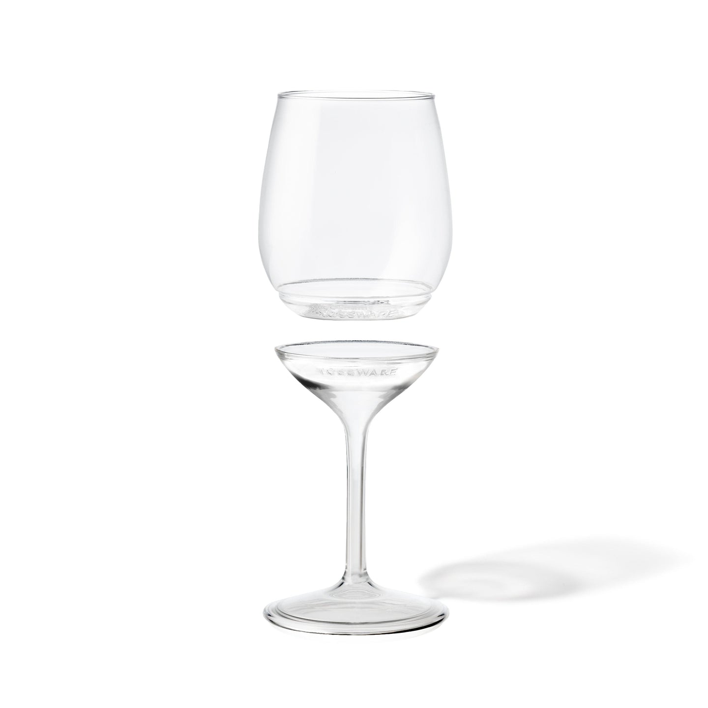 POP 14oz Shatterproof Wine Glass with Colored Stems