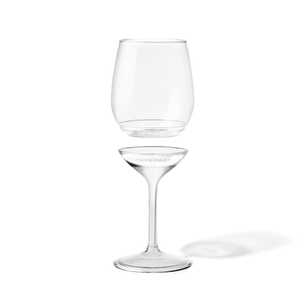 POP 14oz Shatterproof Wine Glass with Colored Stems - Bulk