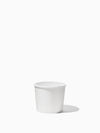 GO 10.5oz Paper Soup Container 90mm PE Liner White - Bulk - 1000/Case