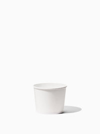 GO 12oz Paper Soup Container 102mm PE Liner White - Bulk - 1000/Case