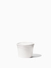 GO 12oz Paper Soup Container 102mm PE Liner White - Bulk - 1000/Case
