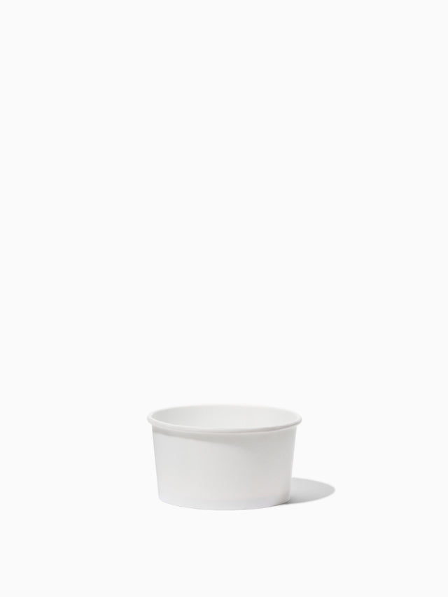 GO 6oz Paper Ice Cream Cup 96mm PE Liner - Bulk - 1000/ Case