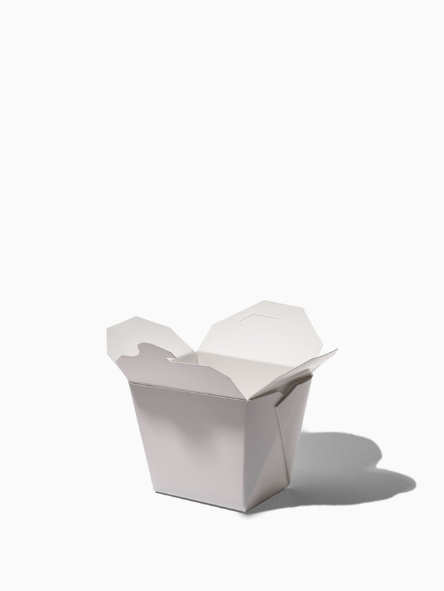 GO 8oz Paper To Go Box PE Liner White - Bulk - 450/Case