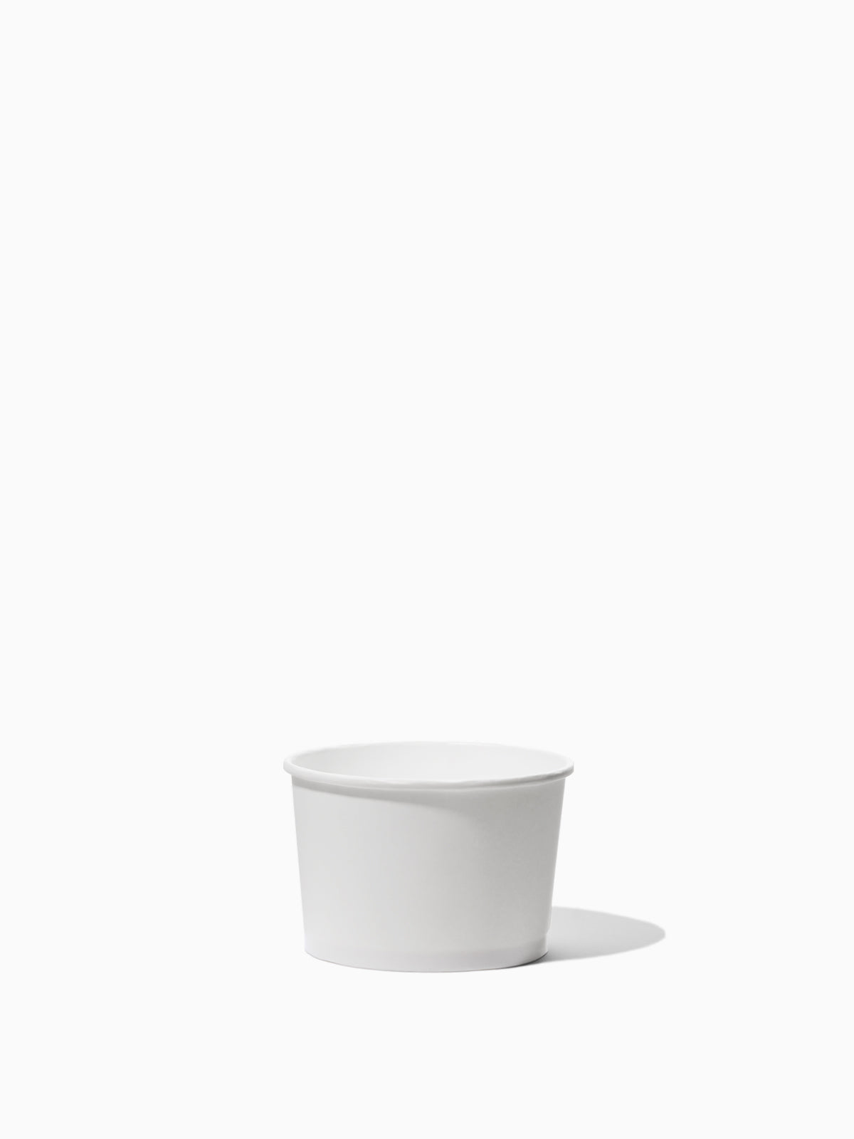 GO 8oz Paper Ice Cream Cup 96mm PE Liner - Bulk - 1000/ Case