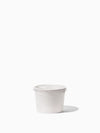 GO 8oz Paper Soup Container 90mm PE Liner White - Bulk - 1000/Case