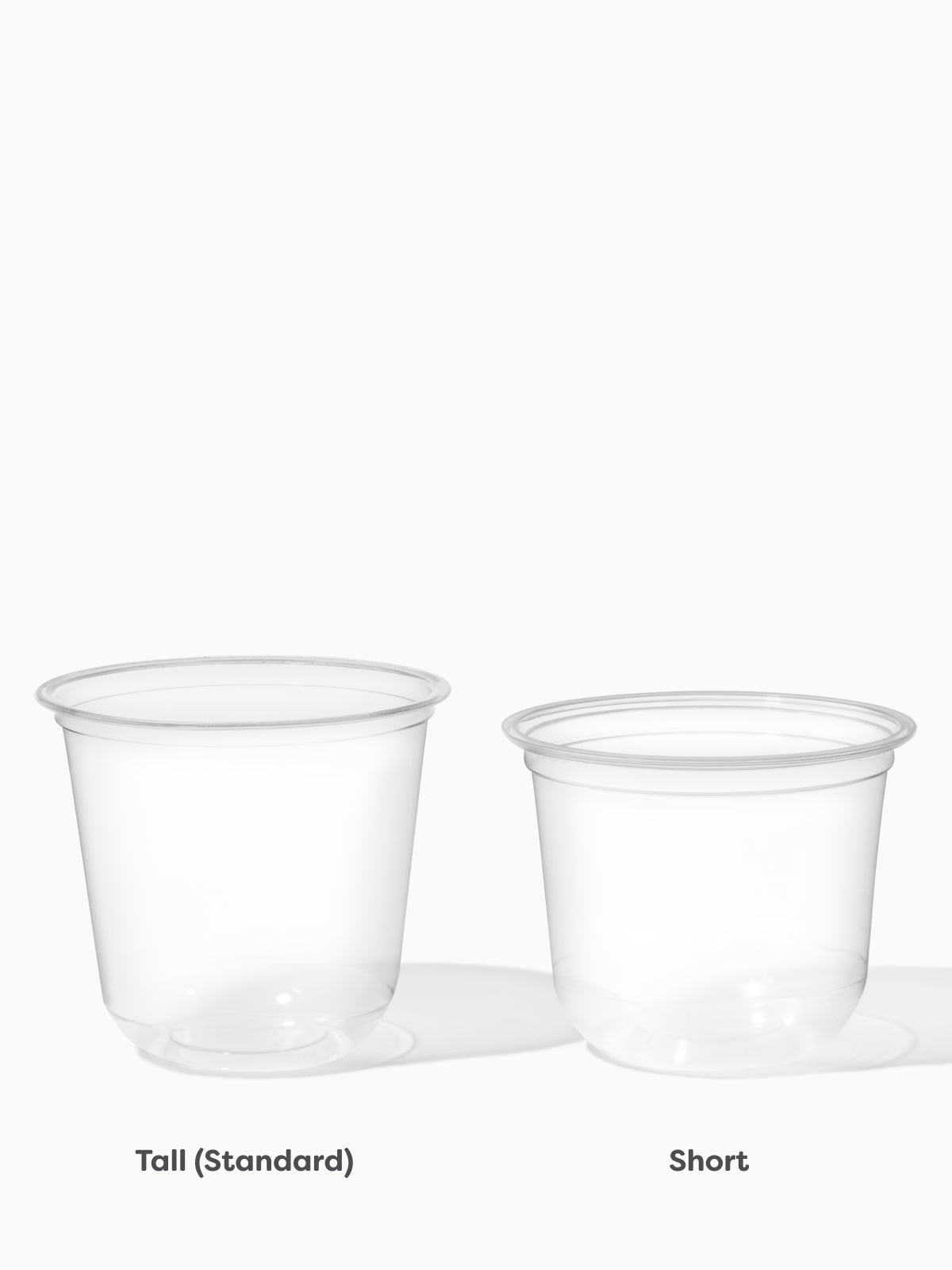 GO 12oz Rounded Bottom PET Arc Cup - Bulk - 1000/Case