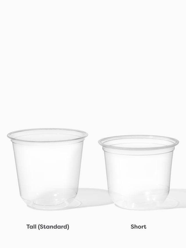 GO 12oz Rounded Bottom PET Arc Cup - Bulk - 1000/Case
