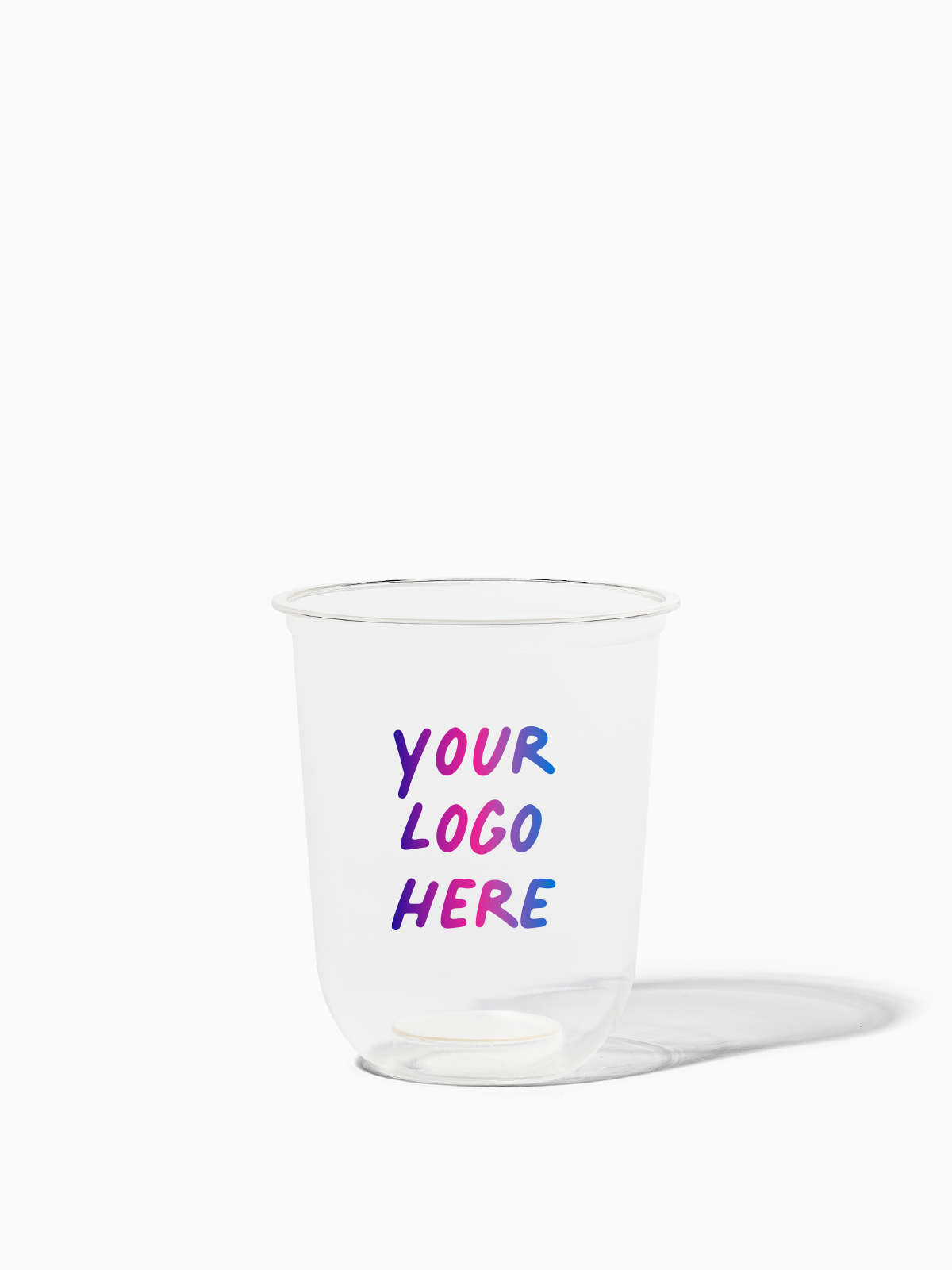 NATURAL 16oz Rounded Bottom Compostable Arc Cup