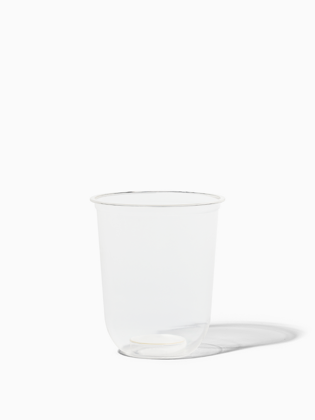 NATURAL 16oz Rounded Bottom Compostable Arc Cup