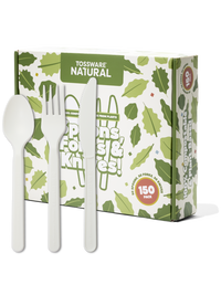 NATURAL Compostable Assorted Cutlery Set