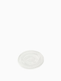 NATURAL 'Arc' and 'Arena' 96mm Compostable Straw Lids - Bulk - 1000/Case