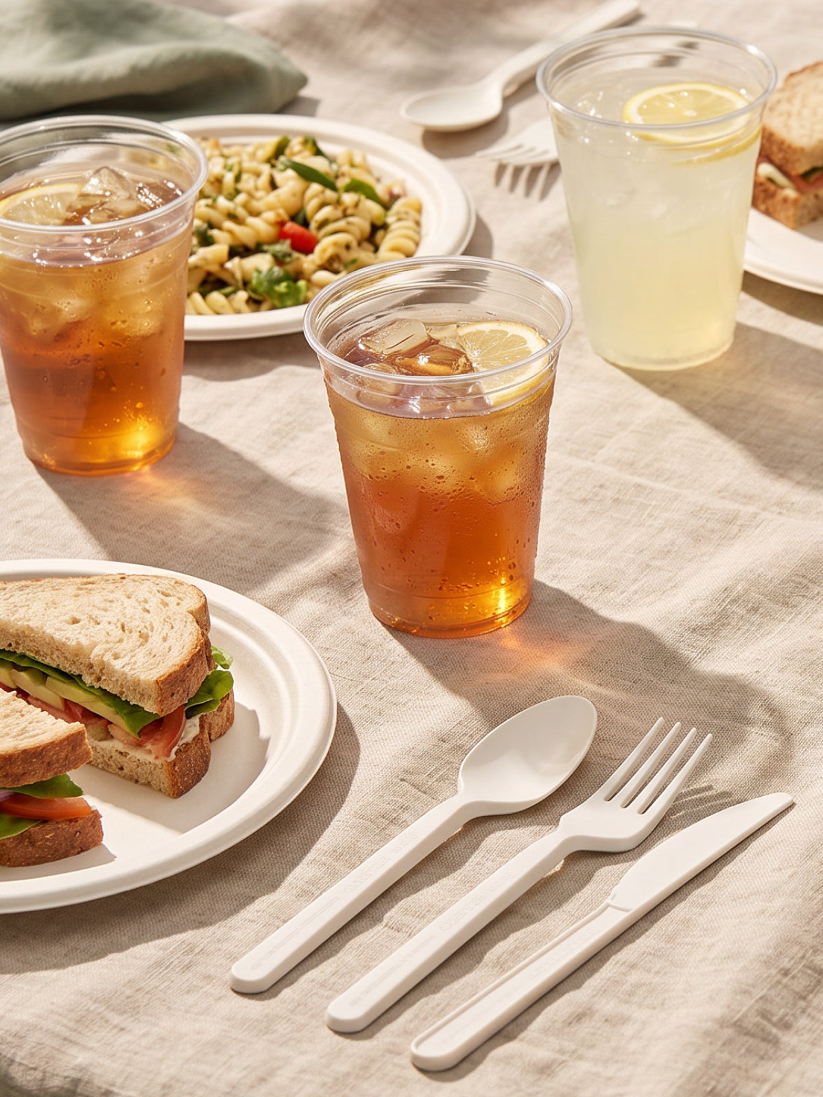 NATURAL Compostable Assorted Cutlery Set