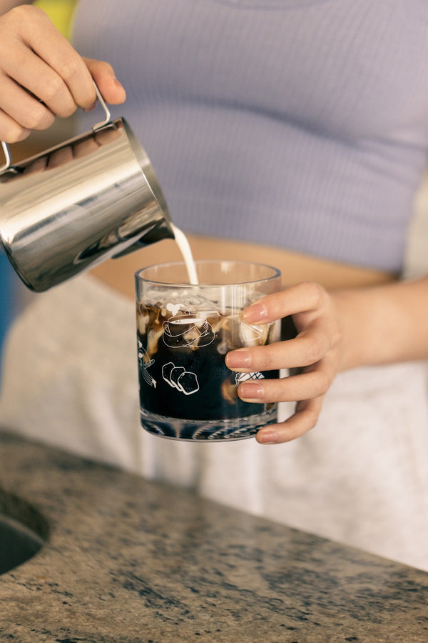 Coffee & Croissants - RESERVE 12oz Old Fashioned Tritan™ Copolyester Glass