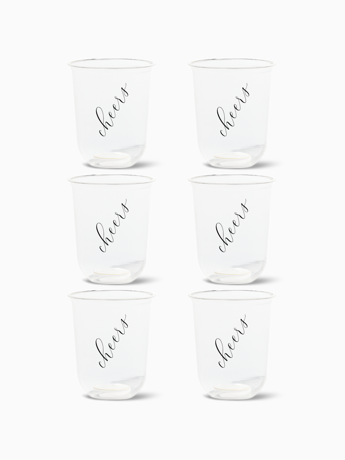 Classic Cheers (Black) - NATURAL 16oz Arc