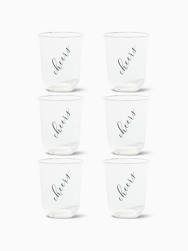 Classic Cheers (Black) - NATURAL 16oz Arc